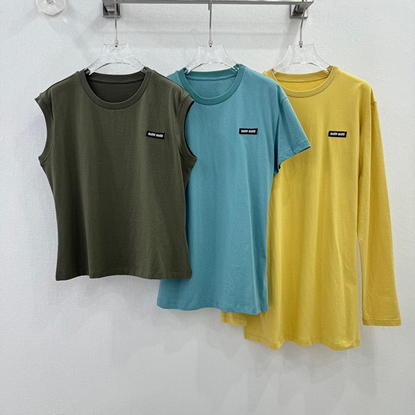高品質ミュウミュウ コピー ジャージー Tシャツ 3枚セット myp58681